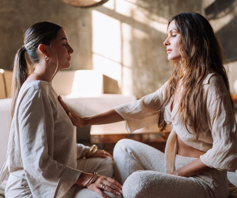 Emotional release and grounding rituals