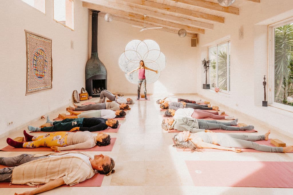 Savasana — deep rest after practice